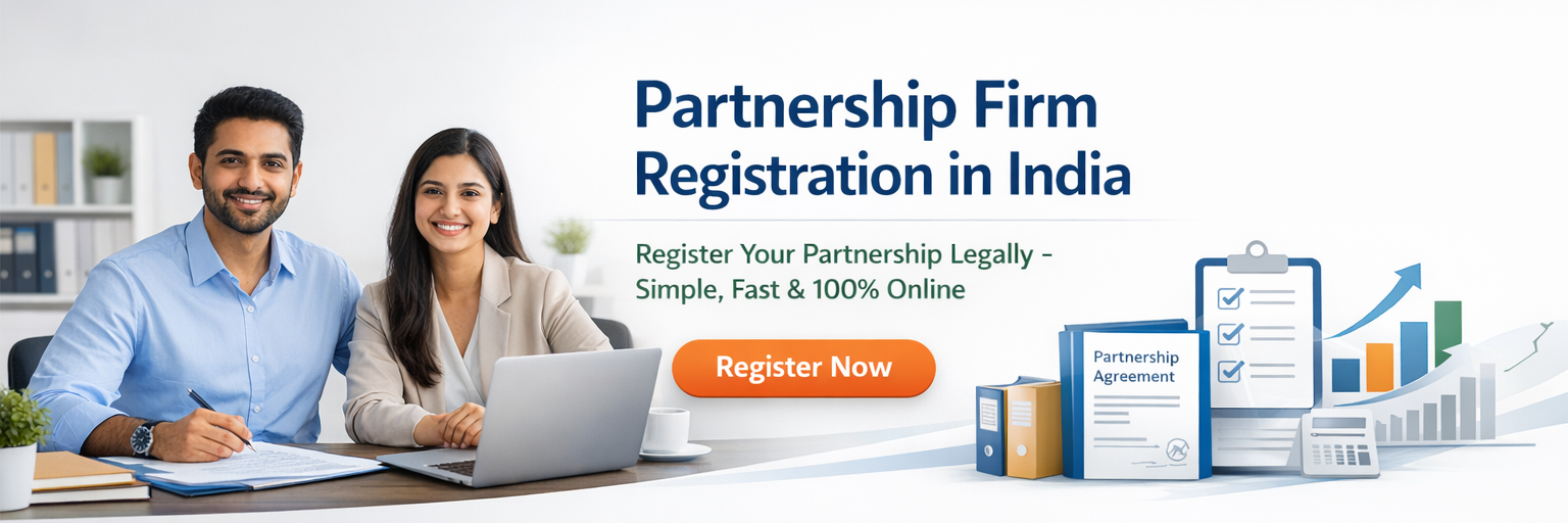partnership firm registration partnership firm registration in India partnership firm registration online register partnership firm partnership deed registration partnership deed drafting partnership firm registration services how to register partnership firm in India partnership firm legal registration GST registration for partnership firm MSME registration for partnership firm